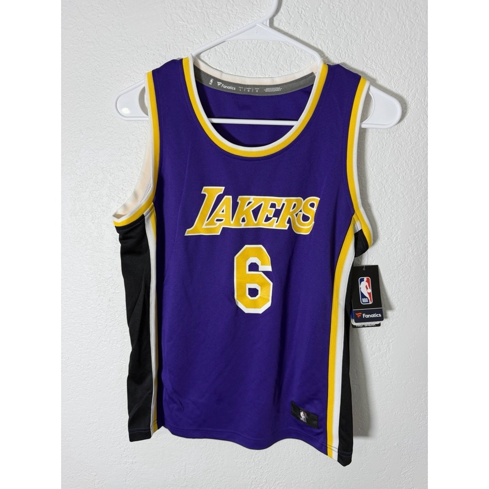 Los Angeles Lakers LeBron James #6 NBA Basketball Jersey - YOUTH Large Fanatics